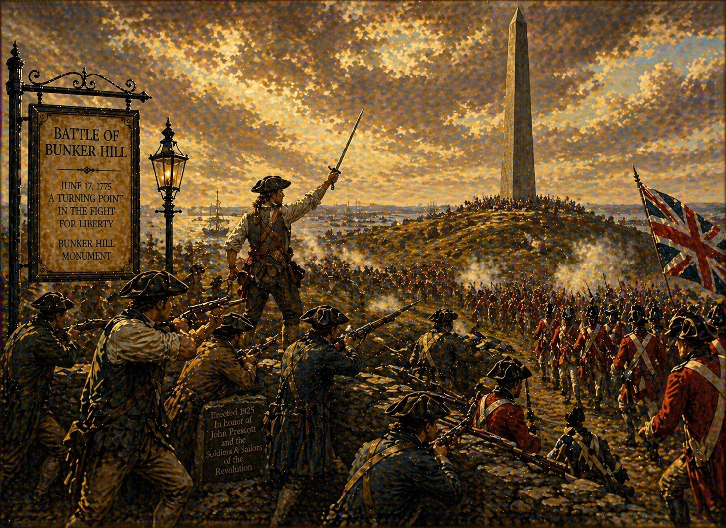 Freedom Trail Boston - Bunker Hill Monument